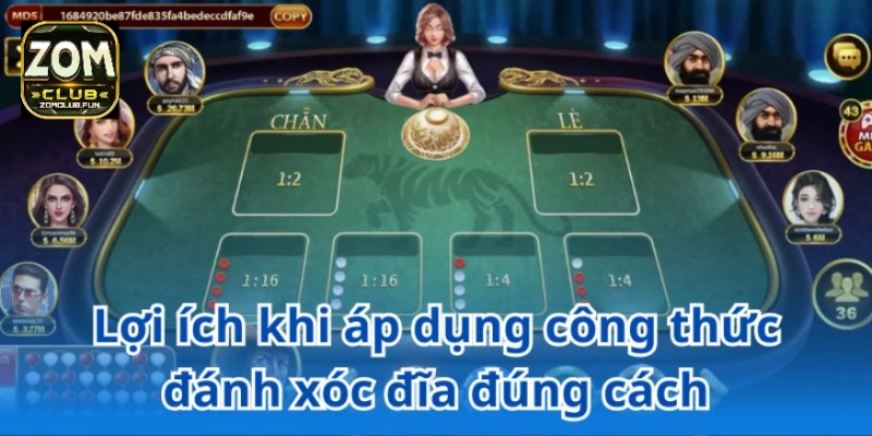 Áp dụng công thức đánh xóc đĩa mang đến lợi ích to lớn